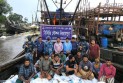 কুয়াকাটার মহিপুরে দুই ট্রলিং বোট ও বেহুন্দী জালসহ ১২ জেলে আটক