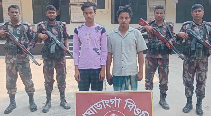 ঝিনাইদহের মহেশপুর সীমান্তে নারী-শিশুসহ আটক ১৩