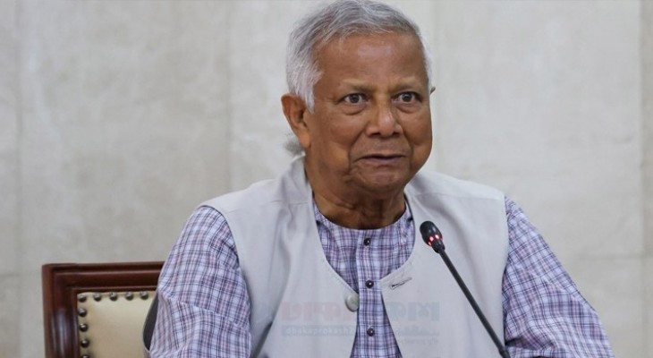 যুদ্ধের প্রস্তুতি রাখতে হবে, না রাখা আত্মঘাতী: প্রধান উপদেষ্টা ড. ইউনূস