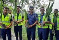 বজ্রপাত প্রতিরোধ ও পরিবেশ রক্ষায় ঝিনাইদহে পুলিশের তালগাছ রোপণ