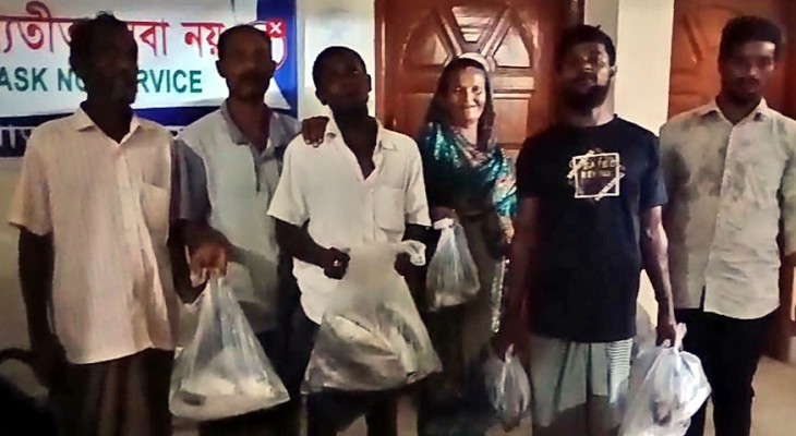 পটুয়াখালীর কলাপাড়ায় ৩৫ মন জাটকা জব্দ