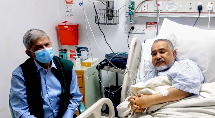 জামায়াত নেতা তাহেরকে দেখতে হাসপাতালে মির্জা ফখরুল