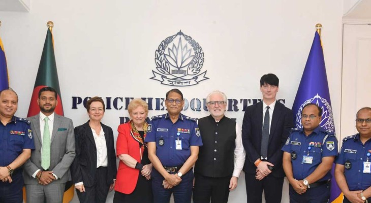আইজিপির সাথে আয়ারল্যান্ড ও ইইউ প্রতিনিধিদলের সাক্ষাৎ