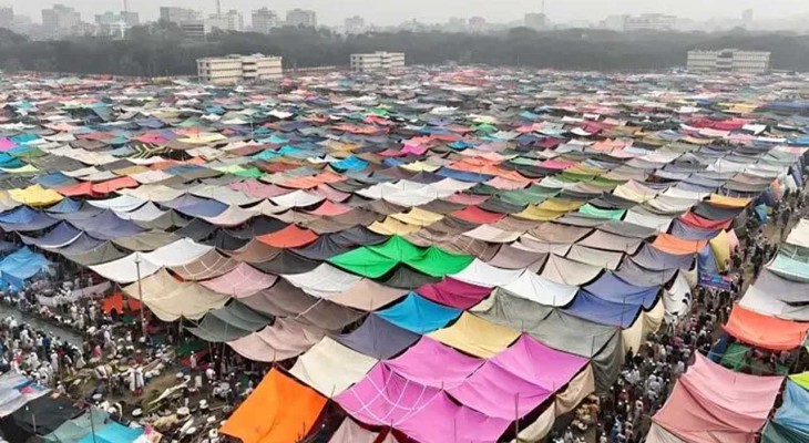 টঙ্গীর বিশ্ব ইজতেমা ময়দানে পাঁচ দিনব্যাপী ইজতেমা শুরু