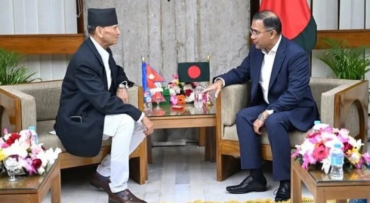প্রধানমন্ত্রী তারেক রহমানের সঙ্গে নেপালের পররাষ্ট্রমন্ত্রীর সৌজন্য সাক্ষাৎ