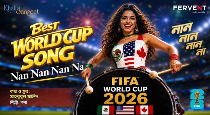 ফুটবল বিশ্বকাপ নিয়ে রোমানের সংগীতে কনার গান (ভিডিওসহ)