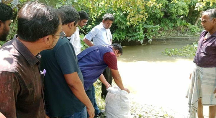 আগৈলঝাড়ায় বিরল প্রজাতির কচ্ছপ বিক্রেতার কারাদন্ড