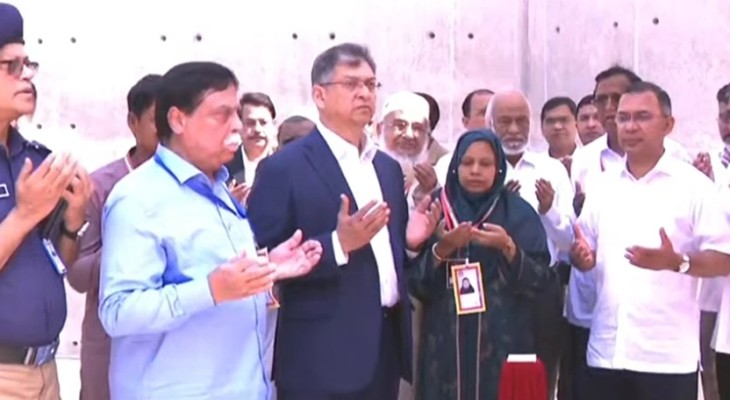 জুলাই স্মৃতিস্তম্ভ উদ্বোধন করলেন প্রধানমন্ত্রী