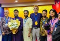 স্বেচ্ছায় রক্তদানে উৎসাহিত করতে রক্তদাতাদের সম্মাননা প্রদান 